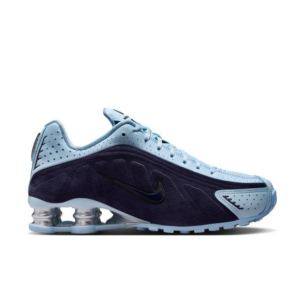 Nike Shox R4 Sz 8w Imperial Purple, Celestine Blue - Picture 1 of 7